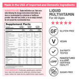 NatureWise Liquid Multivitamin 985g bottle on kitchen counter
