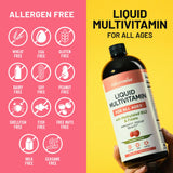 NatureWise Liquid Multivitamin 985g with measuring spoon