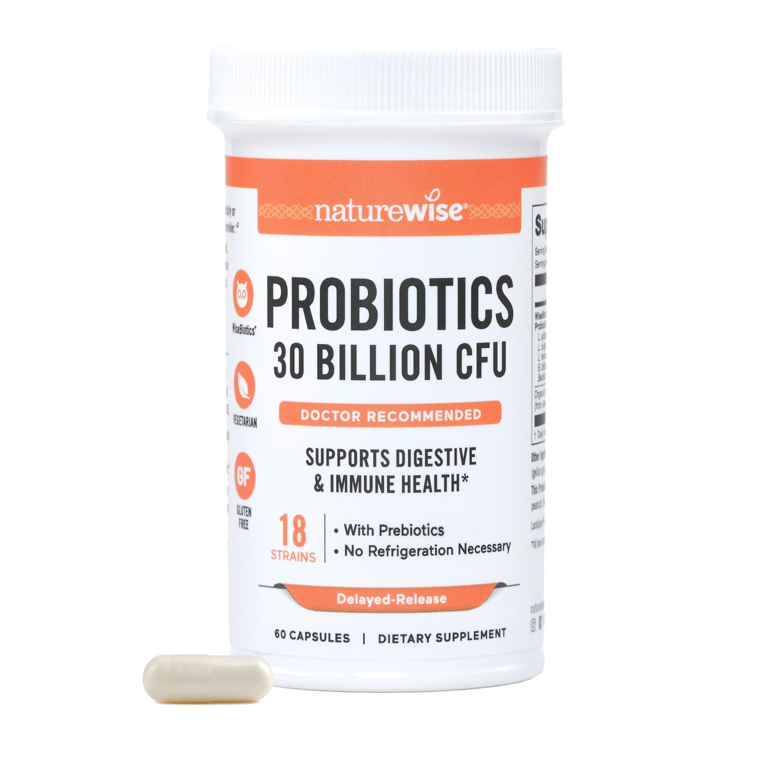 NatureWise Max Probiotics 30 Billion CFU front view
