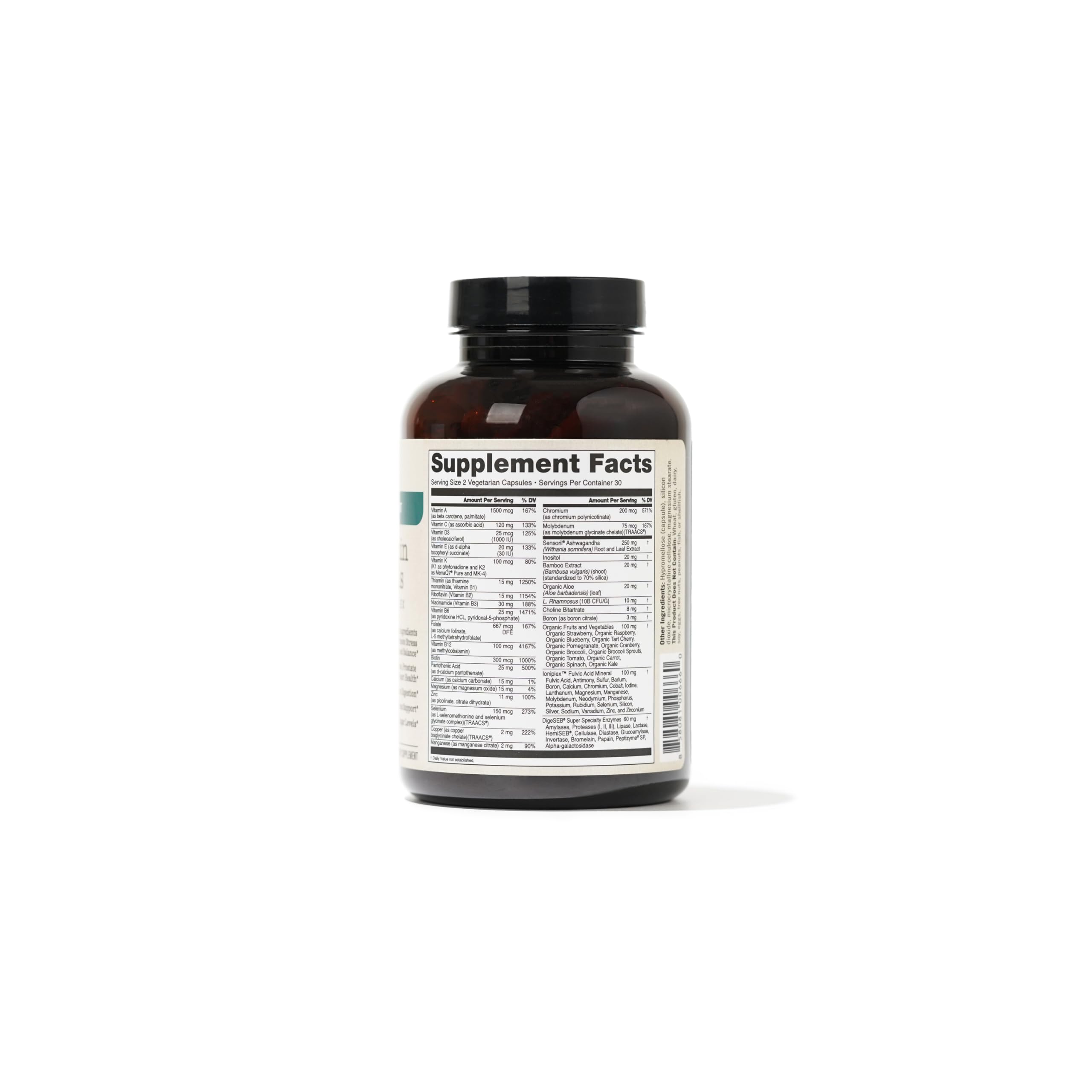 NatureWise Men's Multivitamin 91g lifestyle scene with fruits