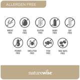 NatureWise Men's Multivitamin capsules in a hand