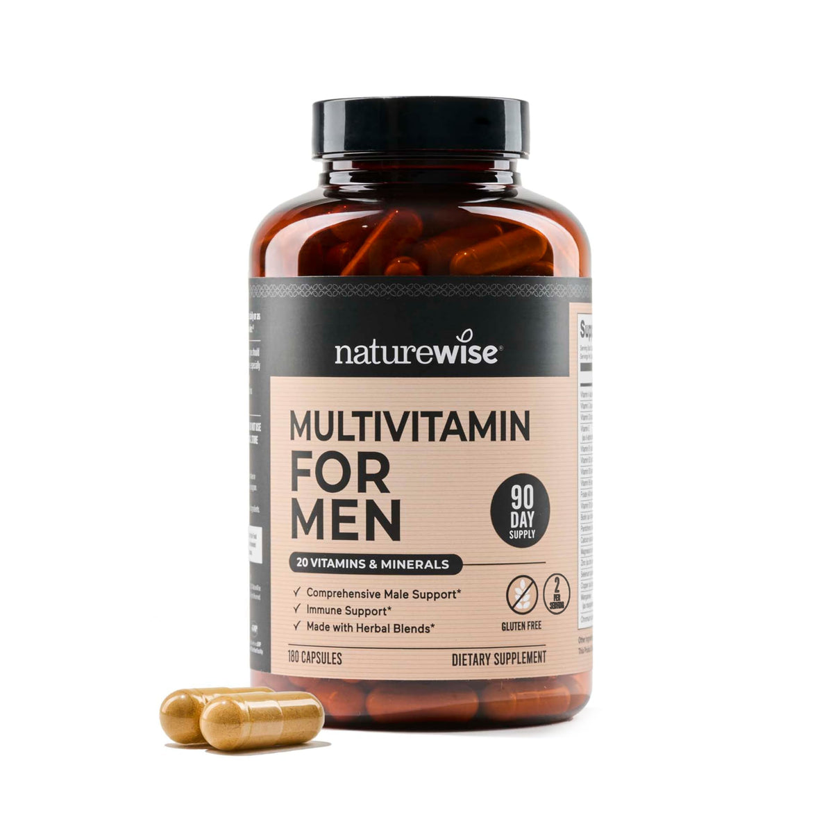NatureWise Men's Multivitamin front view of packaging