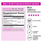 NatureWise Milk Thistle Capsules with dandelion root extract