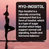 NatureWise Myo & D-Chiro Inositol supplement back view with label