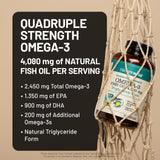 NatureWise Omega-3 Fish Oil Softgels displayed with lemon slices