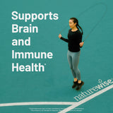 NatureWise Omega-3 softgels in hand for size reference