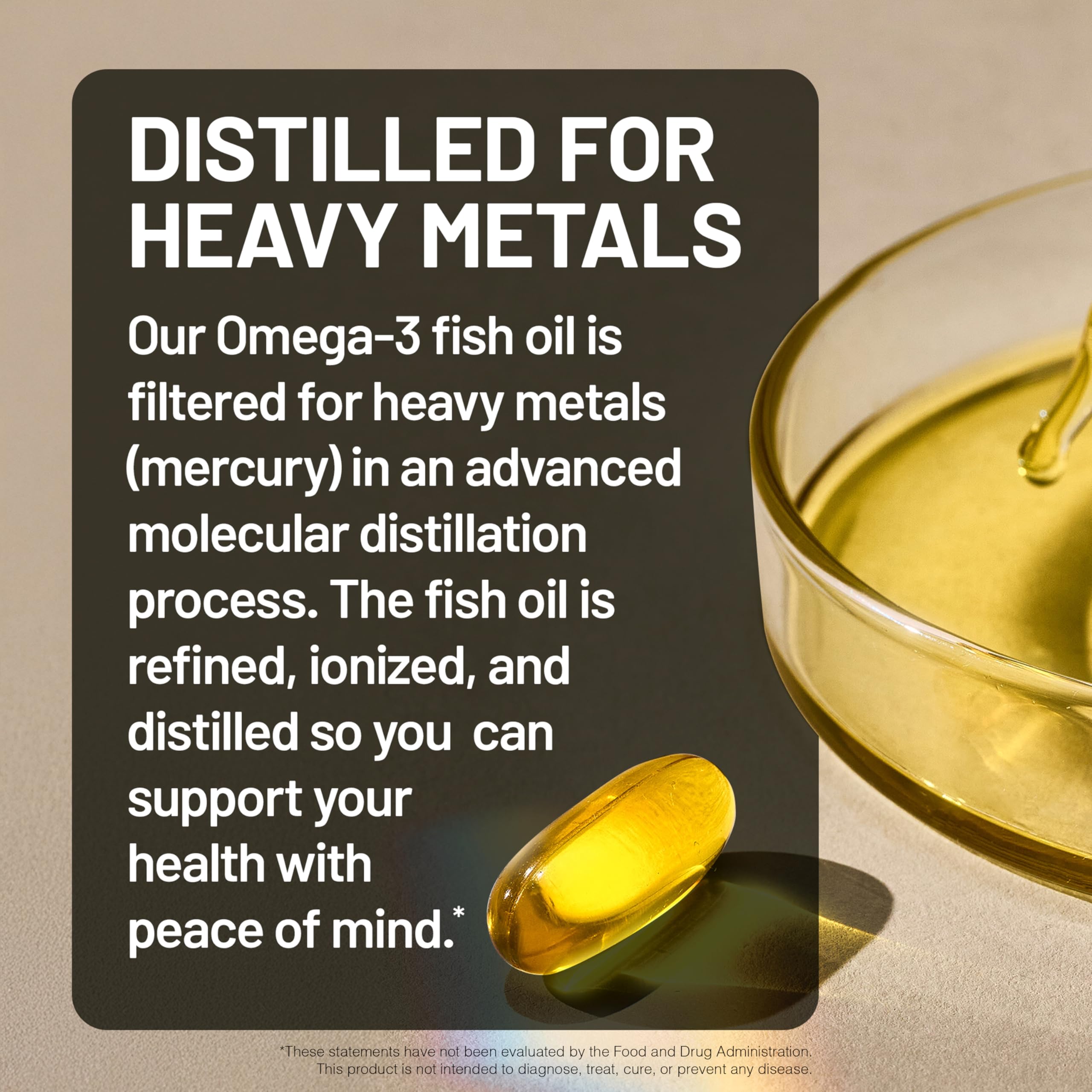 NatureWise Omega-3 softgels side view displaying bottle details