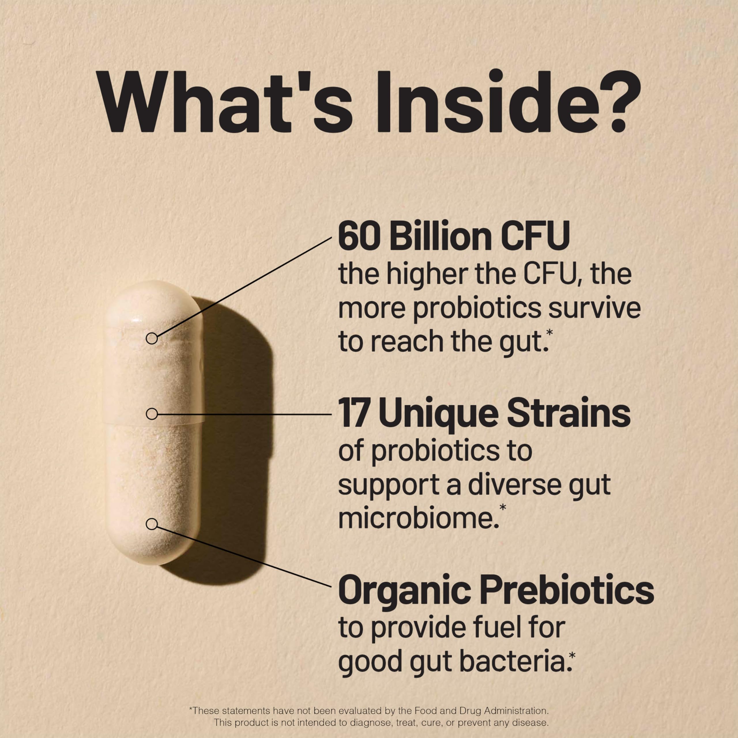 NatureWise Probiotics 60 Billion CFU capsule close-up