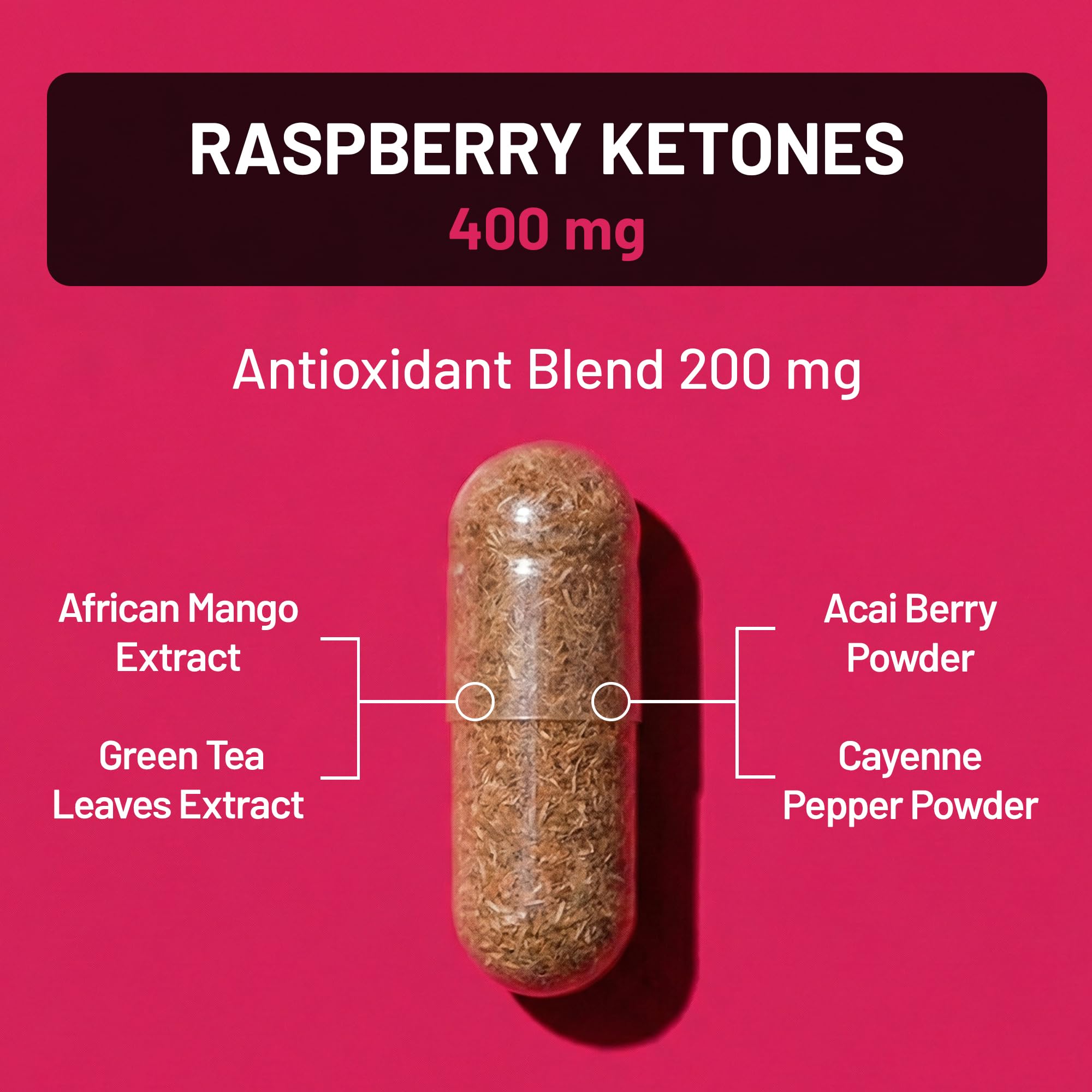 NatureWise Raspberry Ketones Plus 120 Capsules bottle with label