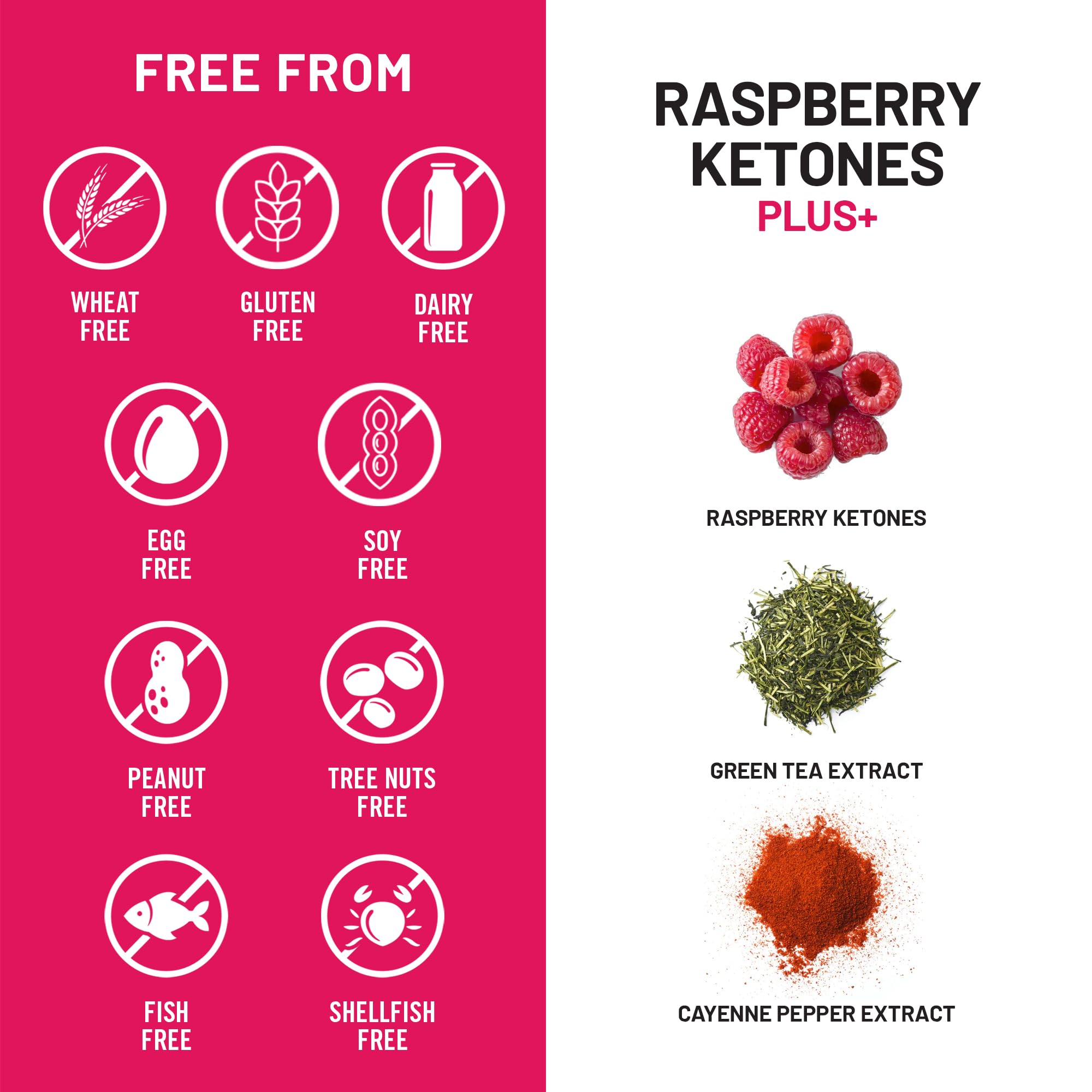NatureWise Raspberry Ketones Plus 120 Capsules with acai berries