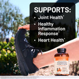 NatureWise Turmeric Curcumin Capsules 500mg bottle top view