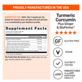 NatureWise Turmeric Curcumin Capsules 500mg with organic ginger