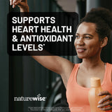 NatureWise Turmeric Curcumin supplement bottle side view