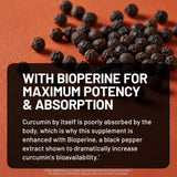 NatureWise Turmeric Curcumin supplement with black pepper extract