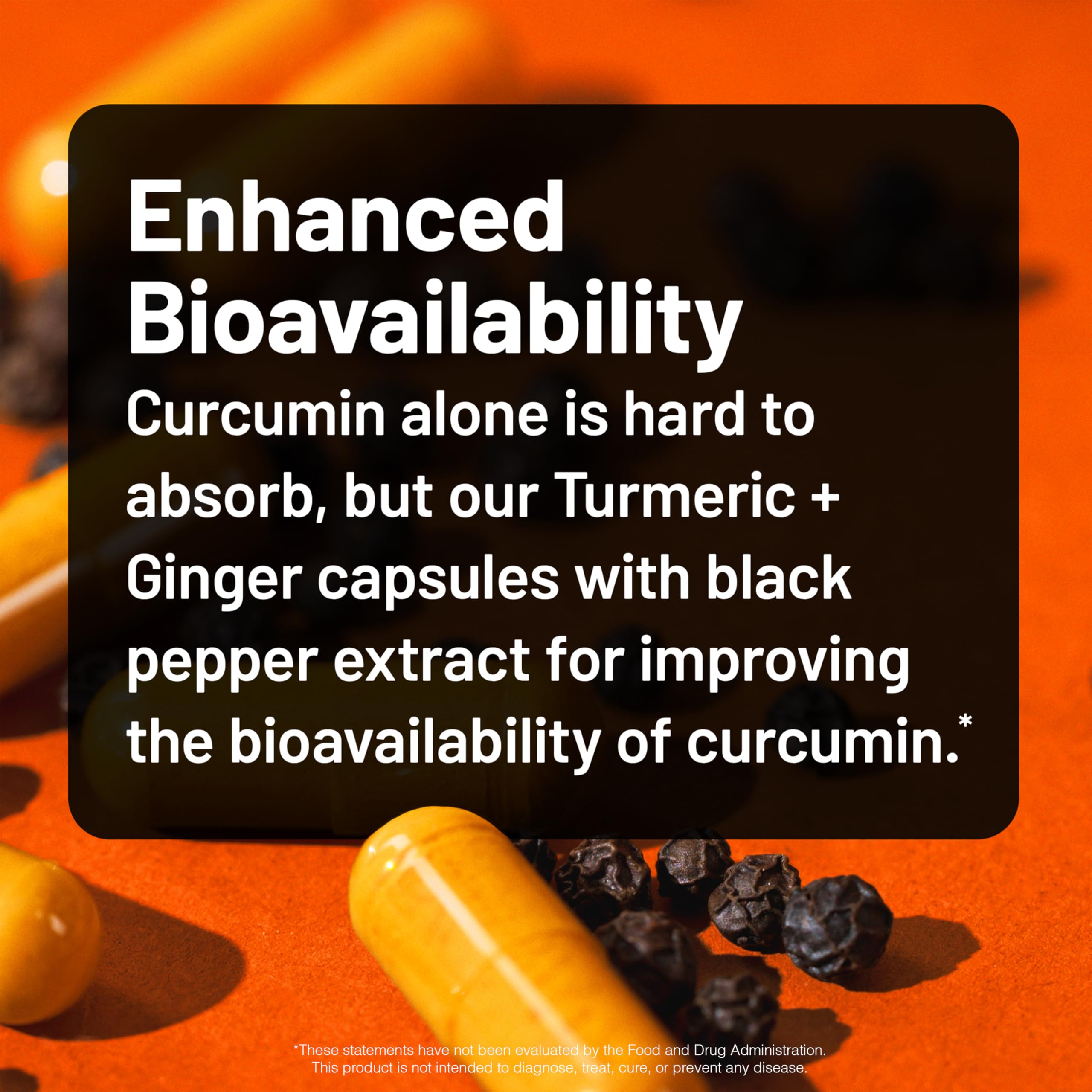 NatureWise Turmeric + Ginger supplement showing capsule size