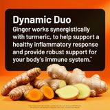 NatureWise Turmeric + Ginger supplement with black pepper extract
