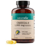 NatureWise Ultra Omega 3 Fish Oil 2200 mg softgel front view