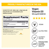 NatureWise Vegan Vitamin D3 5000 IU softgels close-up of softgel