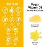 NatureWise Vegan Vitamin D3 5000 IU softgels ingredients list