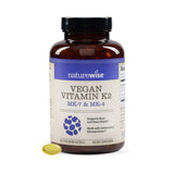 NatureWise Vegan Vitamin K2 Softgels front view with packaging