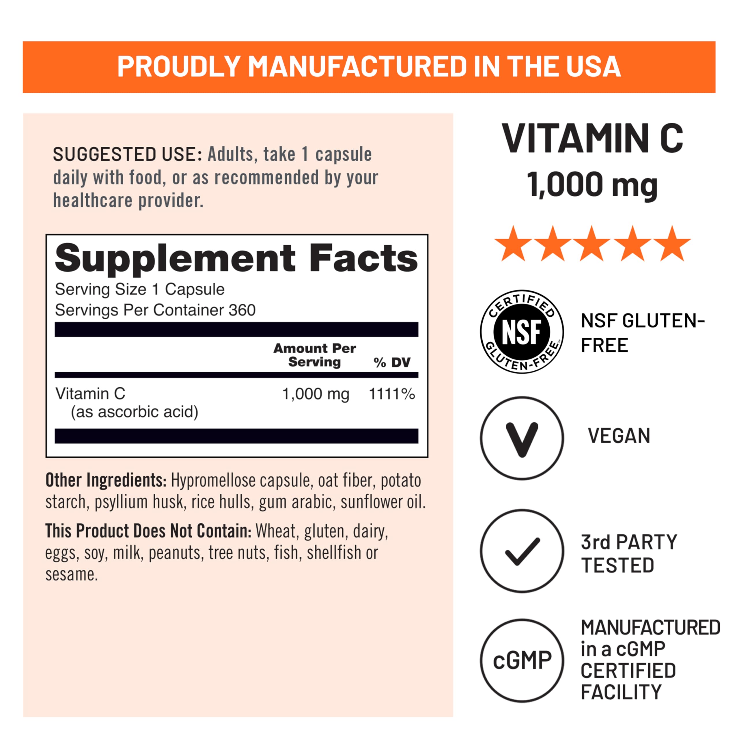 NatureWise Vitamin C 1000mg Capsules in packaging