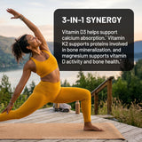 NatureWise Vitamin D3 K2 Magnesium Glycinate Softgels close-up of softgel