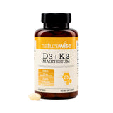 NatureWise Vitamin D3 K2 Magnesium Glycinate Softgels front view