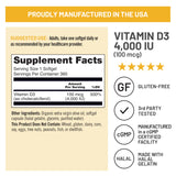 NatureWise Vitamin D3 Supplement softgel in hand
