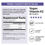 NatureWise Vitamin K2 softgels showing softgel size