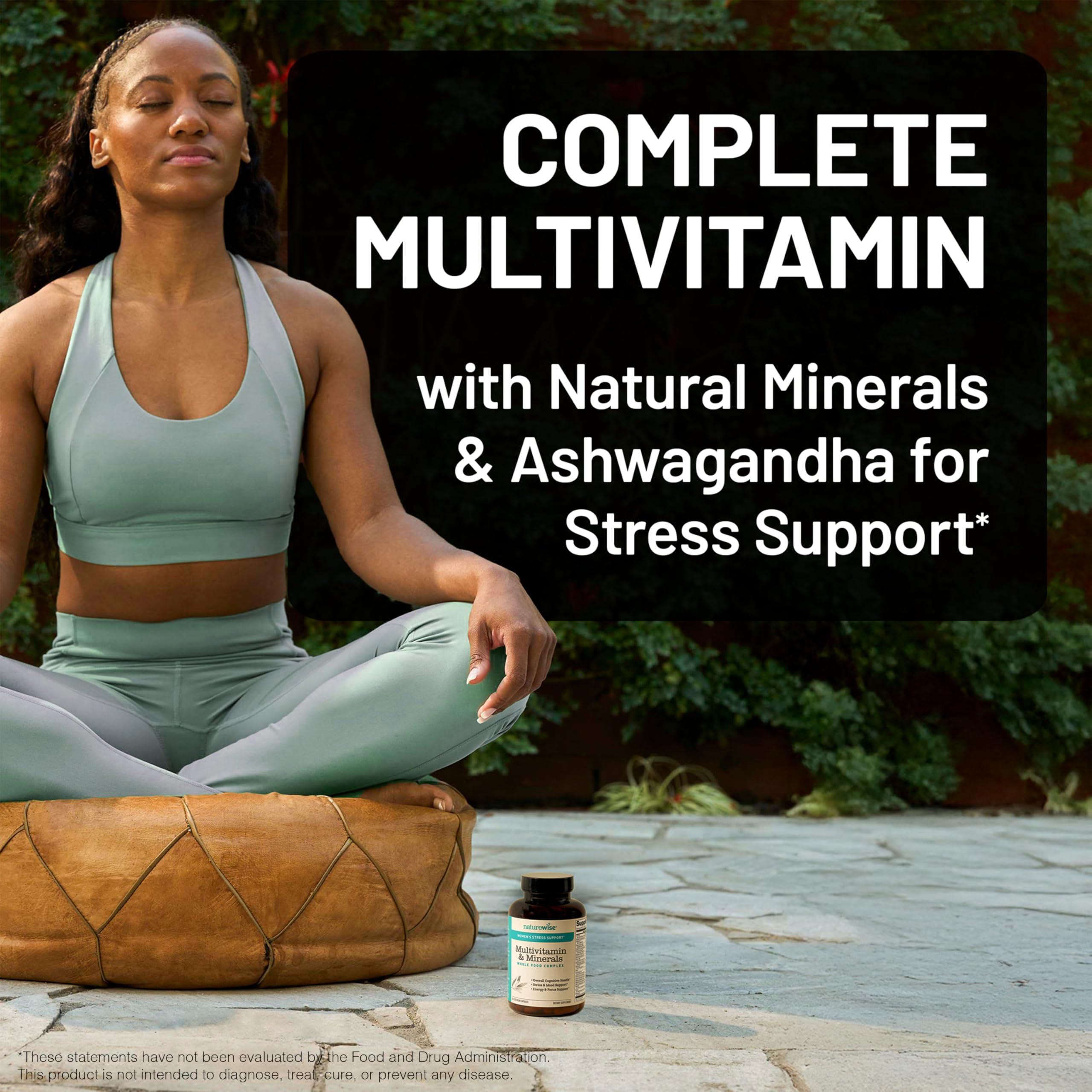 NatureWise Women's Multivitamin side view showing capsule details