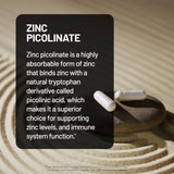 NatureWise Zinc Picolinate Supplement 30mg bottle with label