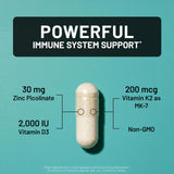 NatureWise Zinc Picolinate Supplement 30mg capsule close-up