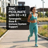 NatureWise Zinc Picolinate Supplement 30mg side view