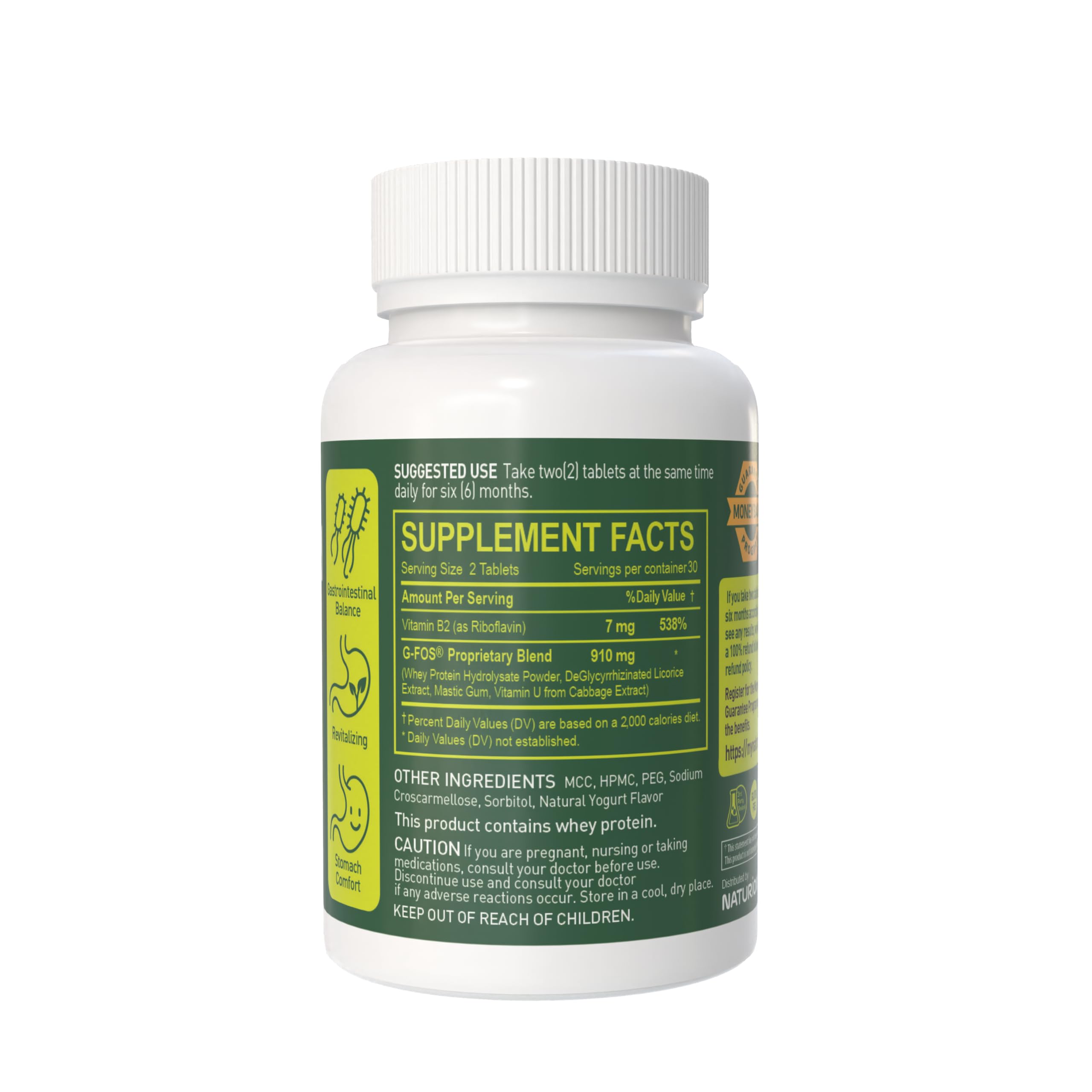 NATURION Daily daily Support Tablets side view