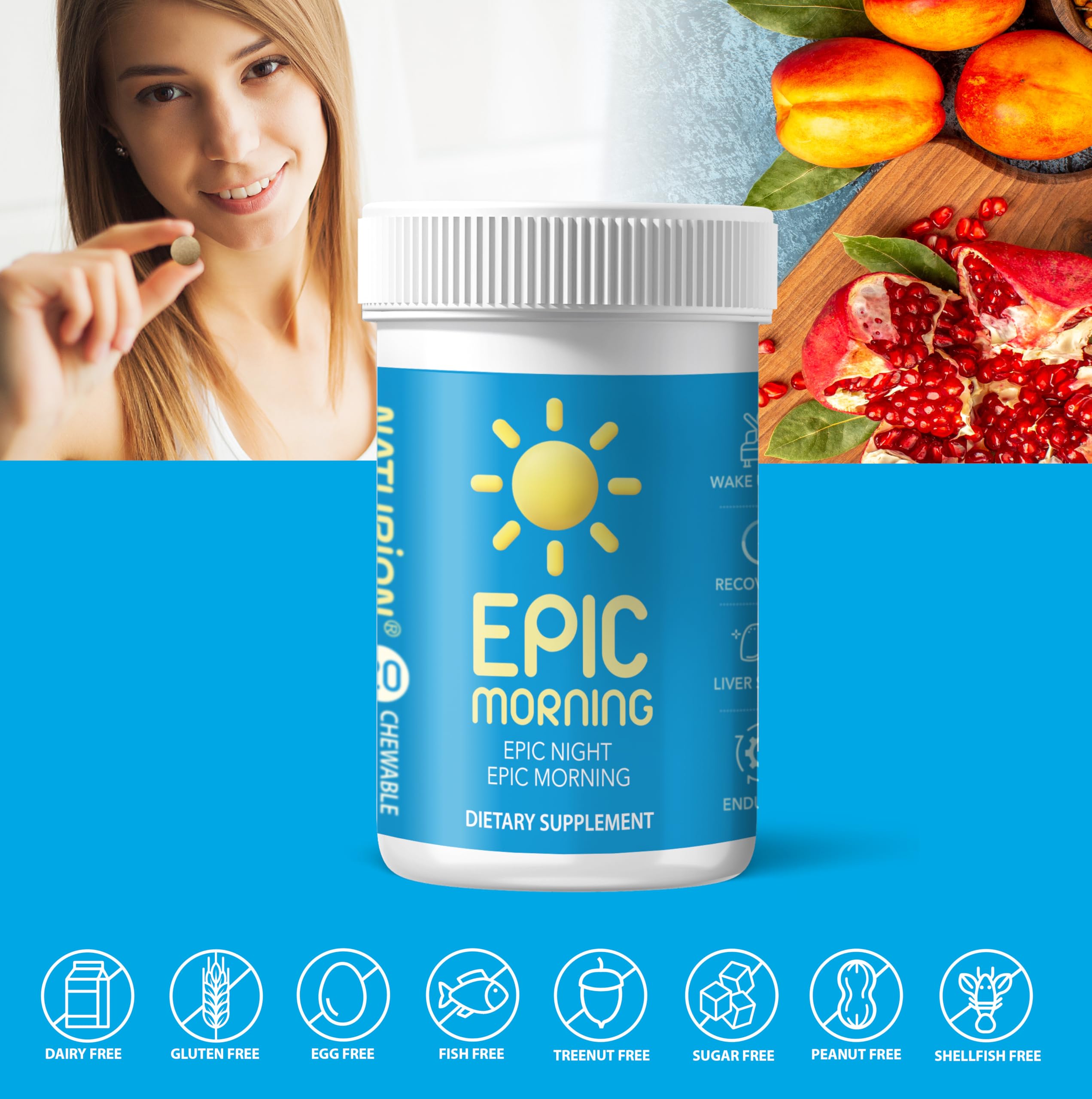 NATURION Milk Thistle Supplement 50g displayed with pomegranate and peach