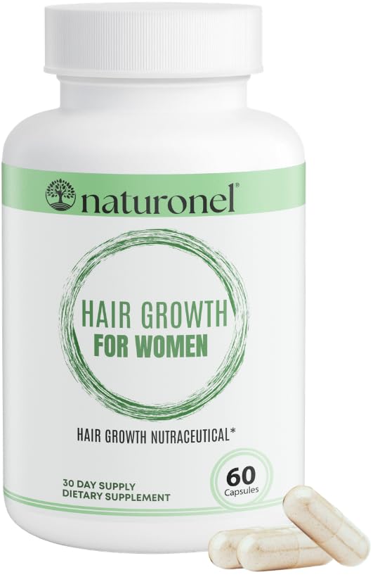 Naturonel Hair Growth Vitamins for Women 60 Capsules front view