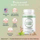 Naturonel Hair Growth Vitamins for Women packaging details