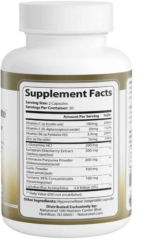 Naturonel Viracid Complete Capsules opened bottle