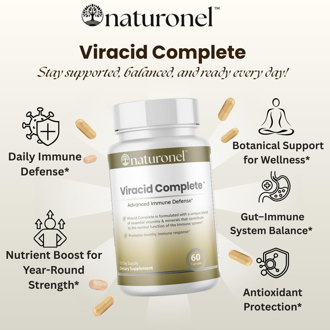 Naturonel Viracid Complete Capsules side view