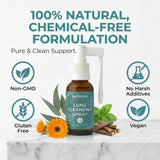 Naturva Lung Cleansing Spray lifestyle use in office setting