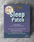 NatuVel Sleep Patch applied to skin on forearm