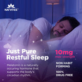 Natvites Melatonin Gummies 10mg Berry Flavour lifestyle scene