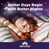 Natvites Melatonin Gummies 10mg Berry Flavour with ingredients list