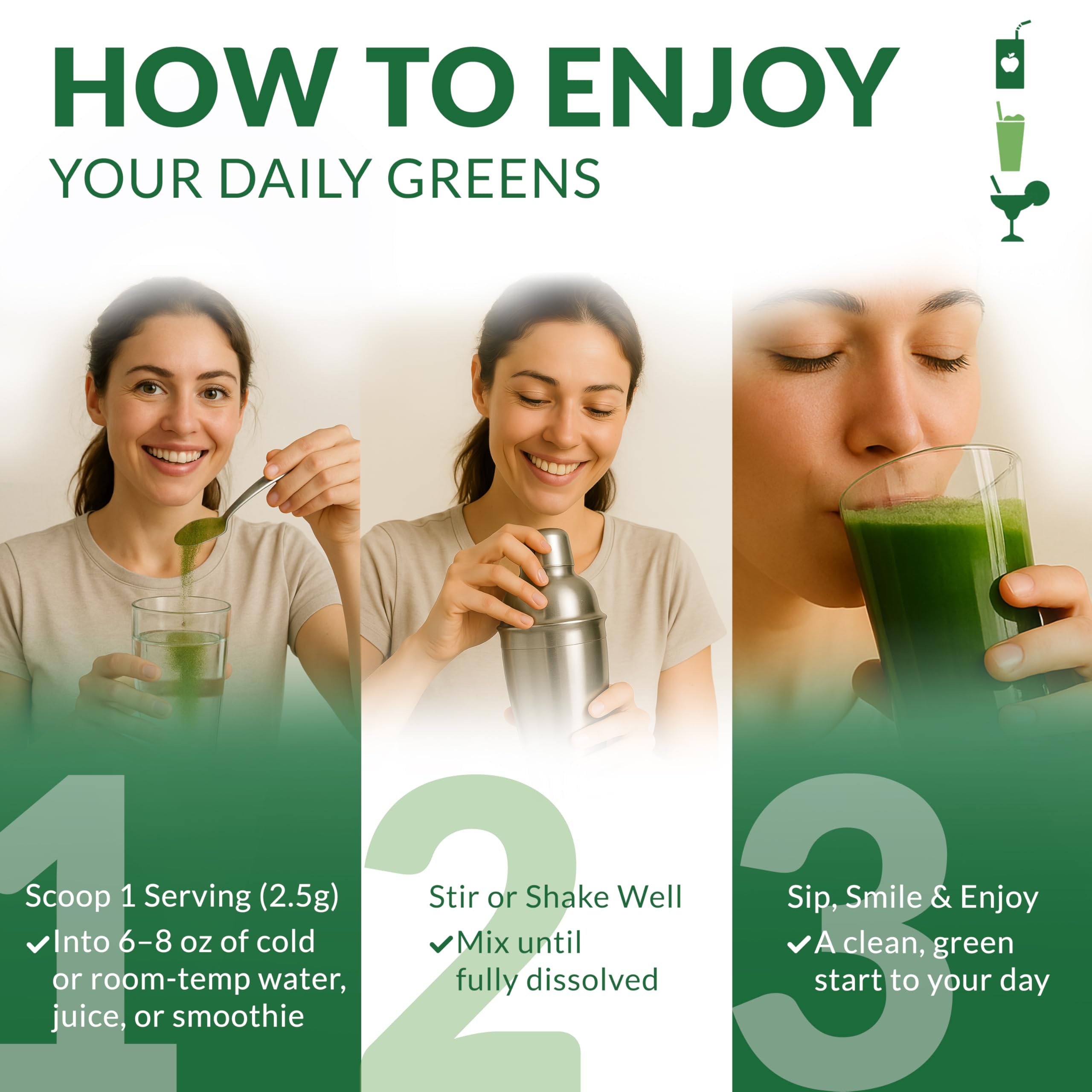 Nautical Elements Organic Barley Grass Juice Powder with fresh barley grass