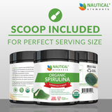 Nautical Elements Organic Spirulina Powder packaging