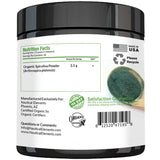 Nautical Elements Organic Spirulina Powder with ingredients