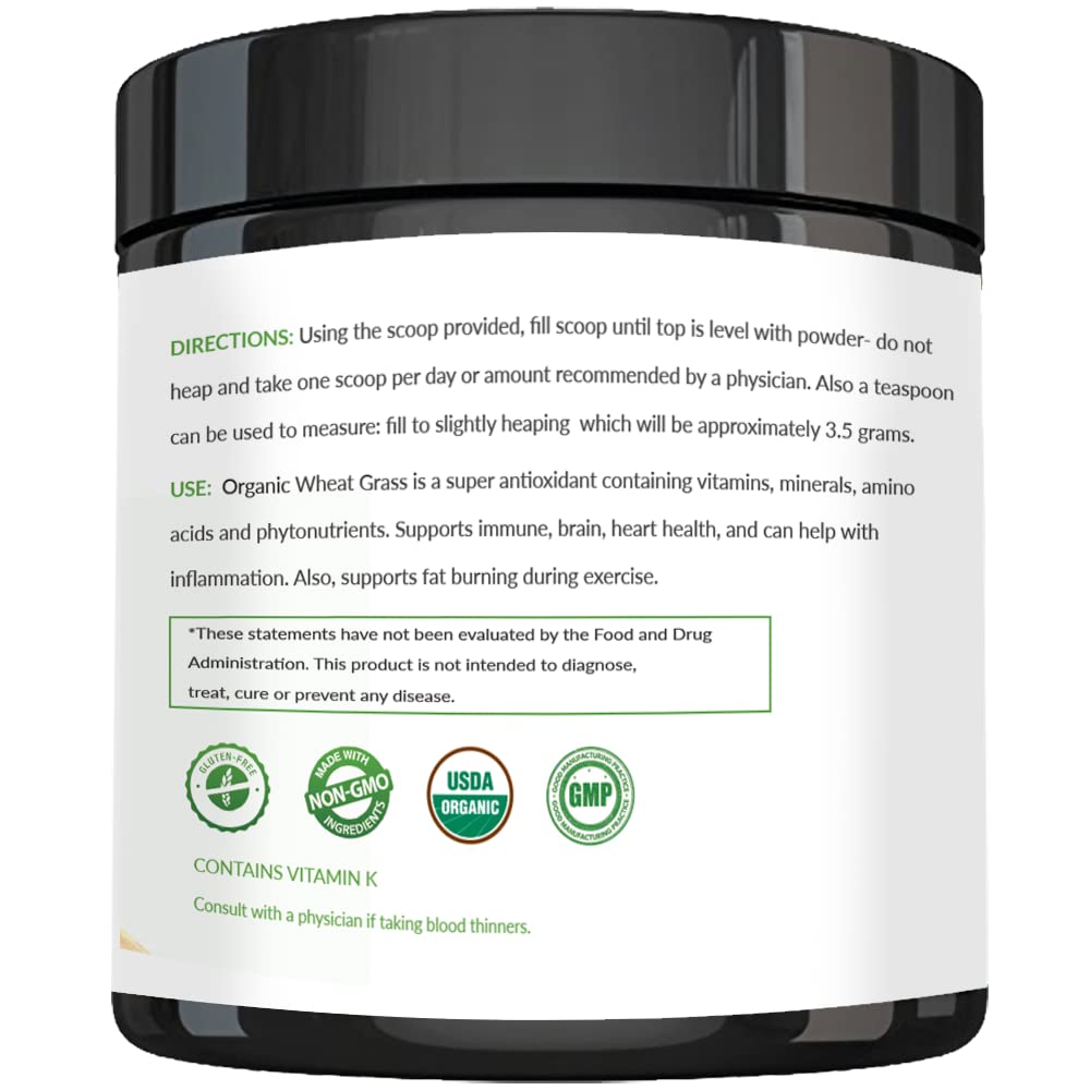 Nautical Elements Organic Wheatgrass Powder product close-up