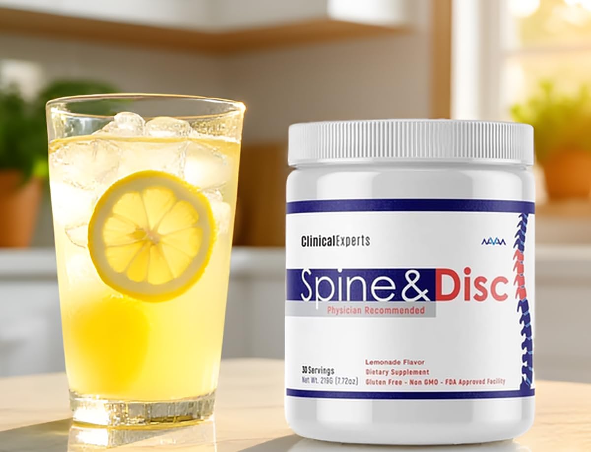 Navan Spine and Disc Osteo Nutrition Supplement Powder scoop and powder