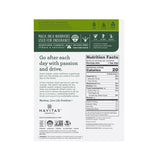 Navitas Organics Maca Powder 227g back view showing ingredients