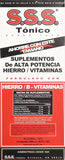Naweti Iron Supplement ingredients list on packaging